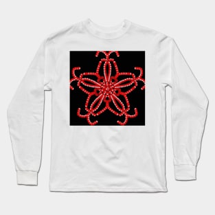 Red abstract Long Sleeve T-Shirt